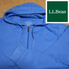 L.L.Bean ブルー ジップアップパーカー M