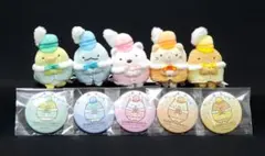 おっきなすみっコぐらし展　てのりぬいぐるみ&缶バッチセット