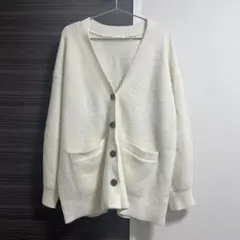 GU パフィータッチオーバーサイズカーディガン