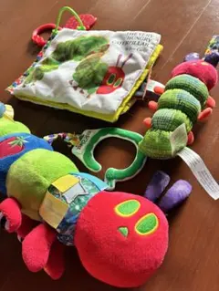 はらぺこあおむし 布絵本 がらがら　ラトル　3点のサムネイル