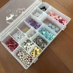 ハンドメイド用 ビーズ・パーツ収納ケースセット