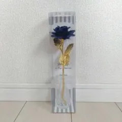 アンティークローズ　一輪挿し　ブルー