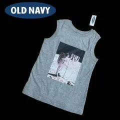 B614○新品 OLD NAVY タンクトップキッズ 5T グレー 110