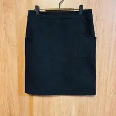 【VICKY】ビッキー　ミニスカート　タイト　オフィス　伸縮性なし　ブラック　Mのサムネイル
