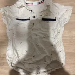 アイボリー色ロンパース 70サイズ