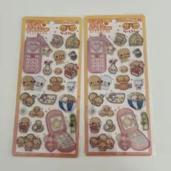 【正規品】なっとうちゃん　平成はっぴーフォン　シール　2枚セット