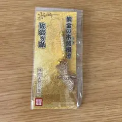 佐渡ヶ島 黄金の朱鷺根付 特別天然記念物