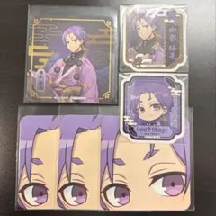 ブルーロック スマイルベースカフェ 天狗茶亭 コースター 特典 ステッカー 玲王