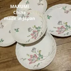 MARUMI 花柄 プレート 5枚setのサムネイル