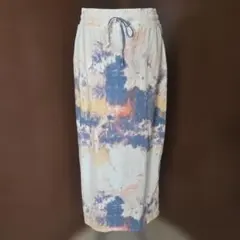 ★ZARA★タイダイ柄★ロングスカート★ウエストゴム★ポケット付き★