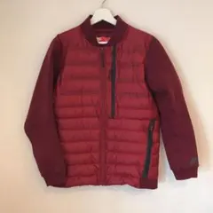 限定完売！ナイキエアロフトダウン×テックフリースジャケットL/800フィルワイン