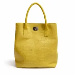 FURLA フルラ クロコ型押し 本革 トート A4可