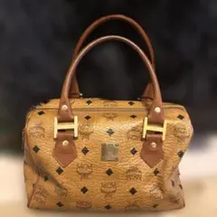 【MCM】人気 ヴィセトス柄 ボストンバッグ キャメル ゴールド金具 MCM】人気 ヴィセトス柄 ボストンバッグ キャメル ゴールド金具 - メルカリ