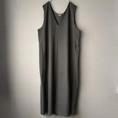 ユニクロ ブラッシュドジャージージャンパースカート 3XL 大きいサイズ