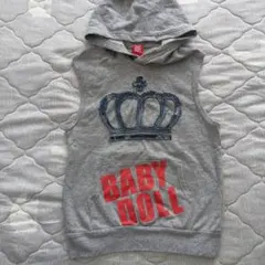 BABY DOLL フード付きパーカー 140