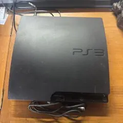PS3 本体 黒色 CECH-3000A 電源ケーブル付き