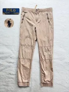 ポロラルフローレンRalph Lauren ロゴ刺繍　ジョガーワークパンツのサムネイル