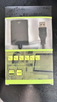 【新品】USB 3.0 to VGA 変換アダプター 1080P フルHD対応