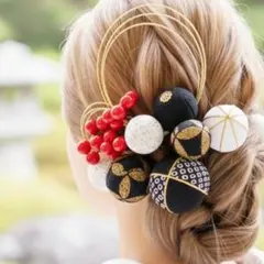 お洒落な髪飾り