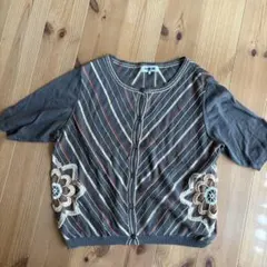 ヒロコビス夏服トップス半袖ニットのサムネイル