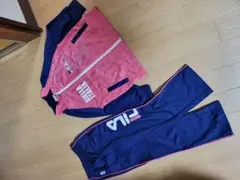 FILA ジャージ ピンク ネイビーサイズ110