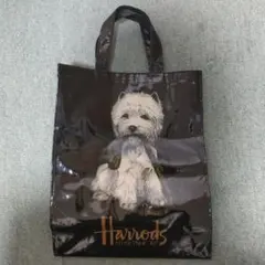 Harrods 犬のイラスト トートバッグ