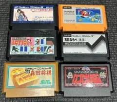 ファミコンカセット　6本まとめ売り　ジャンク品扱い