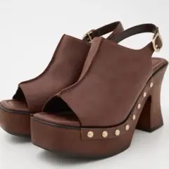 【ViVi掲載】PLATFORM WOOD サンダルのサムネイル