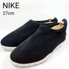 ナイキ　スリッポン　27㌢　エアモック　ウルトラ　ブラック　スエード