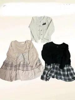 女の子 90 サイズ　まとめ売り　ワンピースカーディガン　秋冬春服