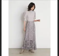 Snidel 3pieceジョーゼットレースワンピース