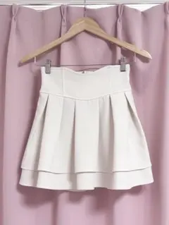 正規品 ミシェルマカロン 美脚スカート Sサイズ インナーパンツ付 アイボリー