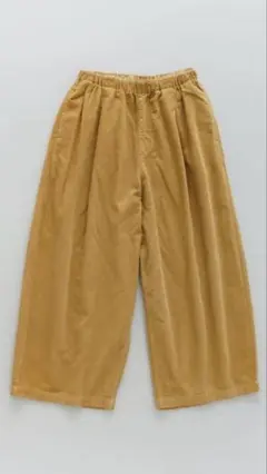 NATURAL LAUNDRY 16Wコーデュロイ　ワイドエッグパンツ