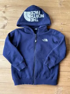 THE NORTHFACE フルジップフーディー　ネイビー　120