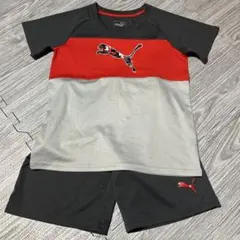 Puma ジャージ上下セット レッド/グレー/ブラック
