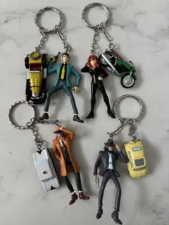 専用出品 未開封 ルパン三世 ツインキーホルダー全4種