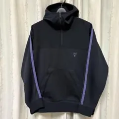 【極美品】South2 West8 ハーフジップトラックフーディー ブラックのサムネイル
