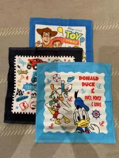 トイ・ストーリー&カーズ&ドナルドダックタオル3枚セット