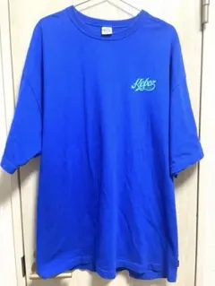 ケボズ ロゴプリント ビッグシルエット ロンT XL 青緑