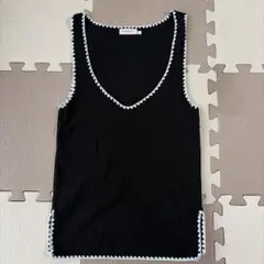 MAX&Co. tricot ノースリーブ ニット 黒 L