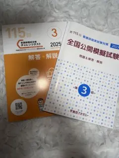 火曜日までお値下げ　115回　看護師国家試験対策　問題・解答・解説　2点セット