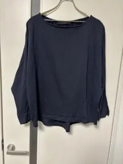 SACRA ネイビー オフショルダー 長袖 トップス　サクラのサムネイル