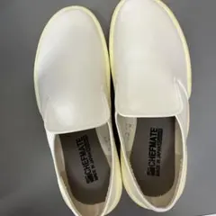 CHEMATE ホワイト スリッポン 26.0cm