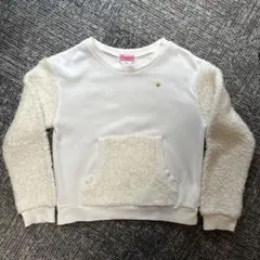 【中古】kate spade トレーナー 140 ホワイト　白　ケイトスペード