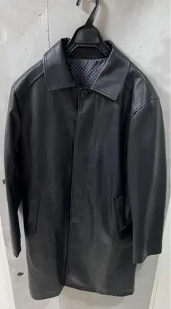 美品 高級 ロングレザージャケット