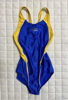 新品未使用品　廃盤アシックス　ブルー水着 Yahoo!オークション -「競泳水着 アシックス s」(Sサイズ以下