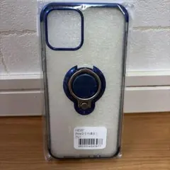 iPhone 12 12 Pro 専用 ケース ブルー リング付