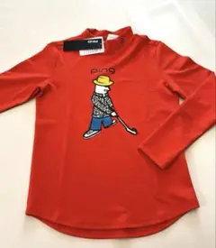 【新品】ピン Mr.PINGプリント ハイネック長袖シャツ レディス　S