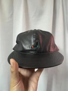 希少！WHIMSY LEATHER SOCKS CLUB CAP (BLACK)のサムネイル