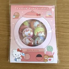 正規品 カプセルフレークステッカーズ　キティ サンリオ ハローキティ